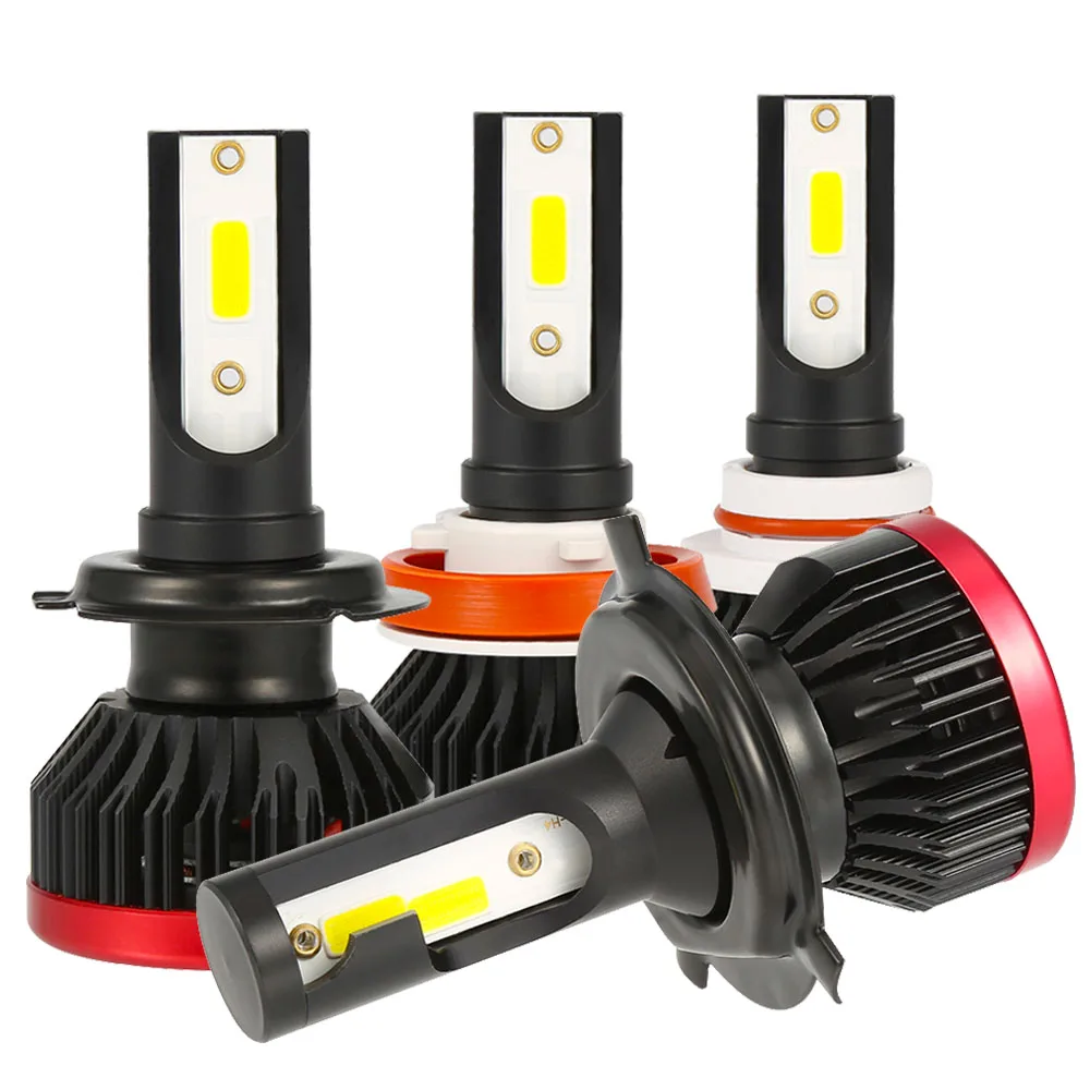 

2PCS H7 LED H4 LED H11 Car Lights Canbus Headlight Bulb 10000LM H8 H1 HB3 9005 9006 H9 100W 6000K 12V 24V Auto HB4 Led Lamp