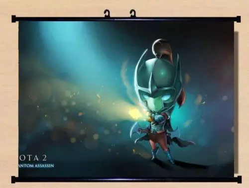  Home Decor Japan Wall poster Scroll Dota 2 Lina Whole Cosplay Gift 3