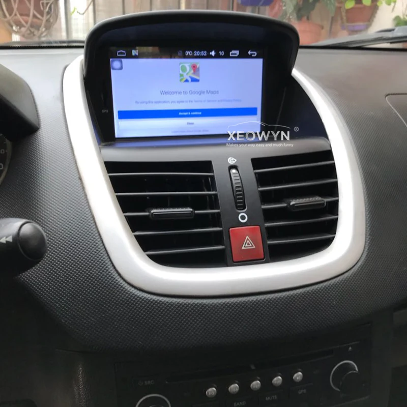 Android 9,0 автомобильный dvd-плеер для peugeot 207 2007- gps-навигация, радио, стерео Bluetooth USB Мультимедиа gps карта