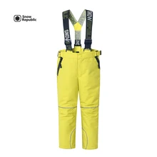 Мальчик лыжные штаны зимние штаны для мальчиков теплые брюки
