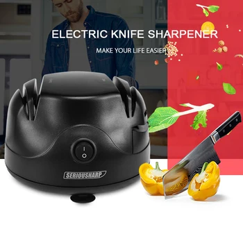

220V Electric Knife Sharpener Multifunction Automatic Kitchen Tools Sharpening Drill Bits Knives Scissors Screwdrivers EU Plug