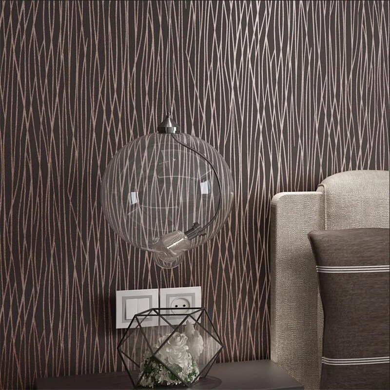 

wellyu обои simple and elegant fresh pearly wallpaper plain striped moonlight forest living room study papel de parede wallpaper
