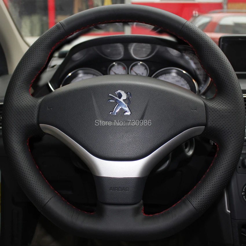 Steering Wheel Cover For Peugeot 308 2012 2013 XuJi Car Special Hand