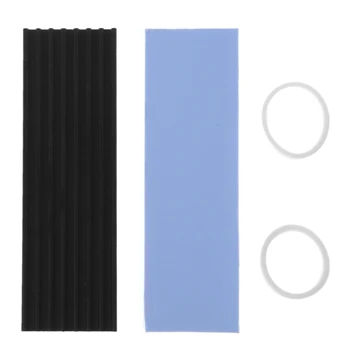 

Pure Aluminum Cooling Heatsink Thermal Pad For N80 NVME M.2 NGFF 2280 PCI-E SSD New And High Quality
