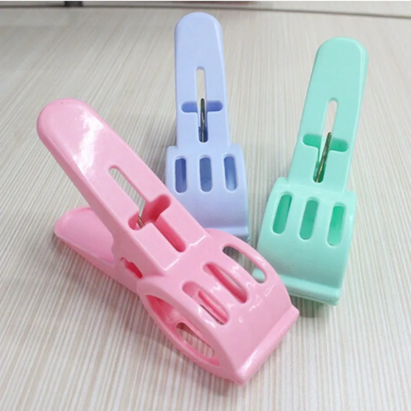 Set of 3 Beach Towel Clips in Fun Bright Colors Keep Towels from
