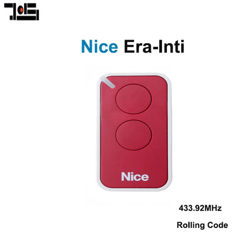 

For NICE Era INTI replacement remote transmitter INTI 2 channel