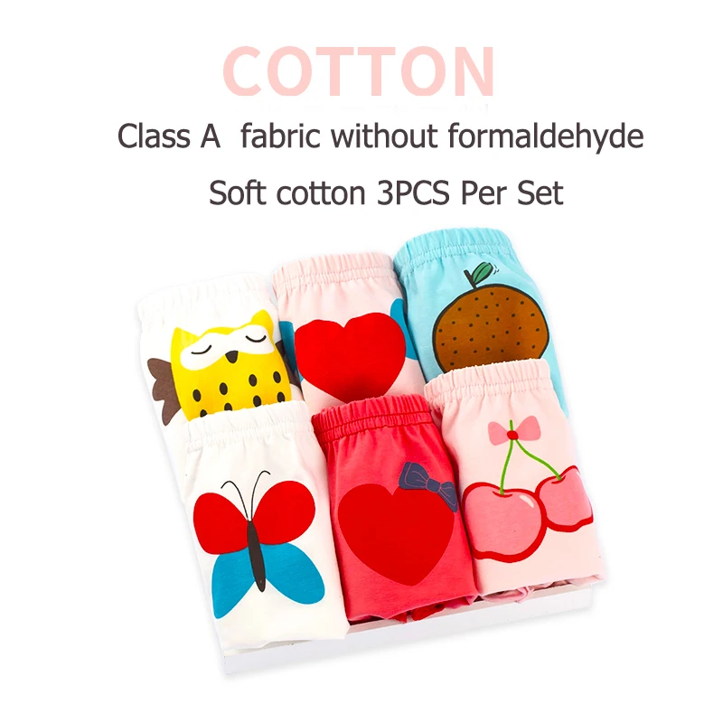 cartoon cotton panties for boys and girls