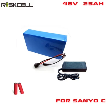 

solar storage battery pack 48v 25ah 1000w rechargeable high power 48v 25ah li ion battery pack for Sanyo cell