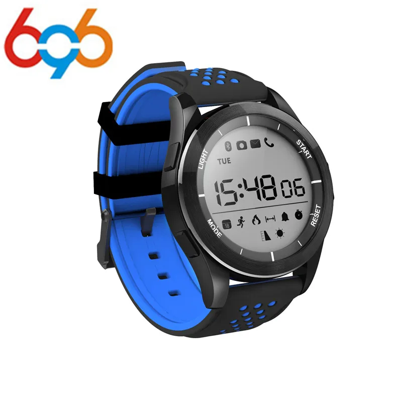 F3 Смарт-часы IP68 Водонепроницаемый 3ATM Поддержка Bluetooth световой высота метр термометр Шагомер шаги ккал Smartwatch