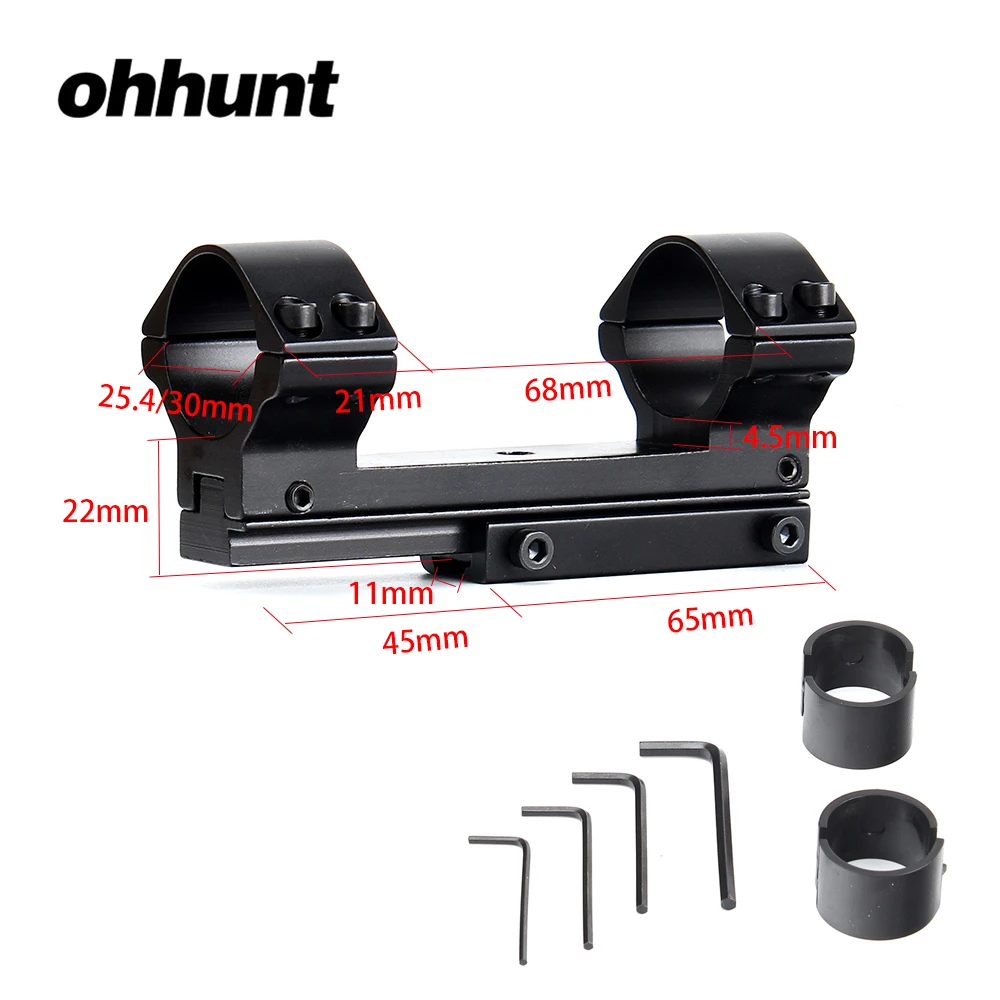 Охотничий ohhunt 25 4 мм 30 высокий профиль 11 ласточкин хвост Airgun кольца со Стопорным