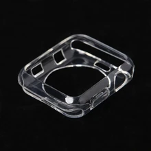 Защитная рамка корпус прозрачный силикон ТПЭ для Apple Watch 2-й 3-й Iwatch