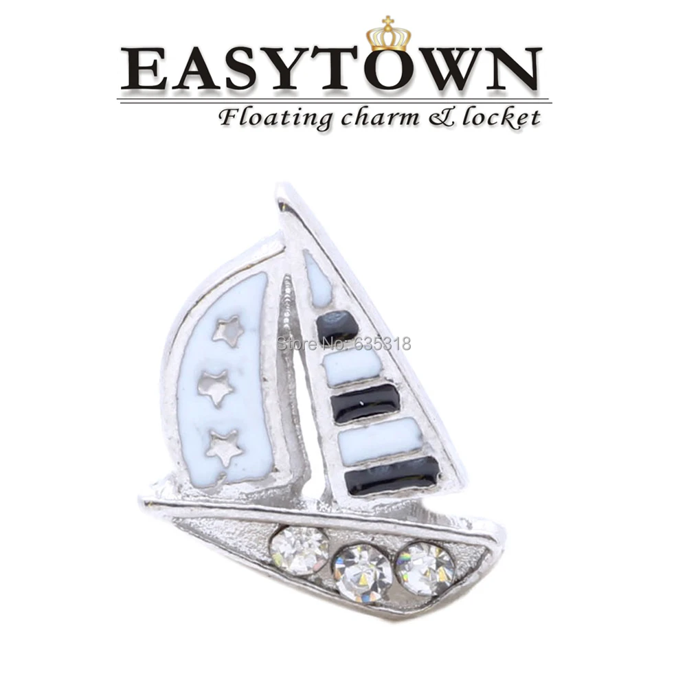 New design wholesale sailing Locket charm fits floating lockets free shipping | Украшения и аксессуары