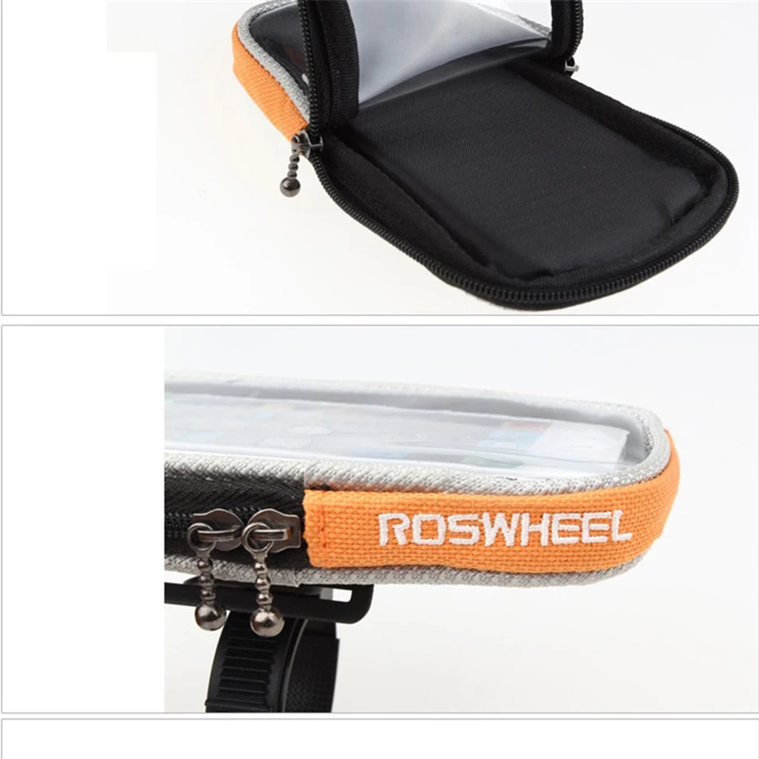 Roswheel Bycicle Передняя сумка телефон пояс Сумка Сенсорный экран велосипедов сотовый телефон для велосипеда аксессуары корзинки Bisiklet Аксесуар