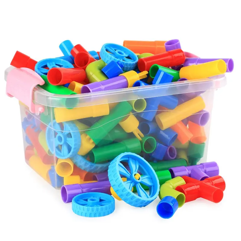 

38-102PCS Marble Race Run Maze Ball Track Building Blocks Plastic Funnel Slide Big Size Bricks Compatible Water pipeline