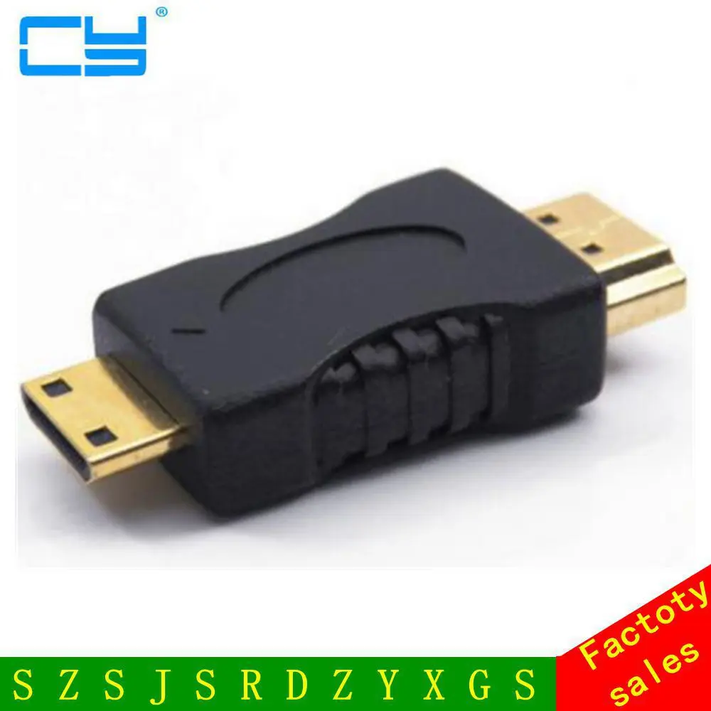 1 шт. HDMI Кабель-адаптер Mini Мужчина M/M адаптер Черный |