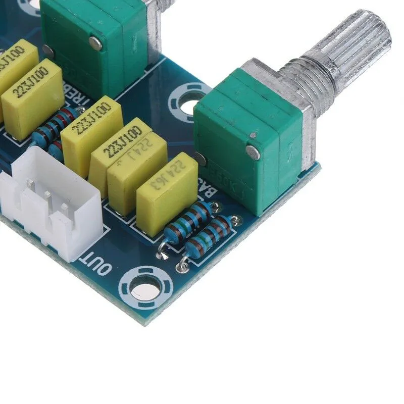 Etmakit HIFI Amplificatore di Tono Passivo Scheda di Controllo Del Volume Bassi Acuti Bordo Preamplificatore NK-Shopping