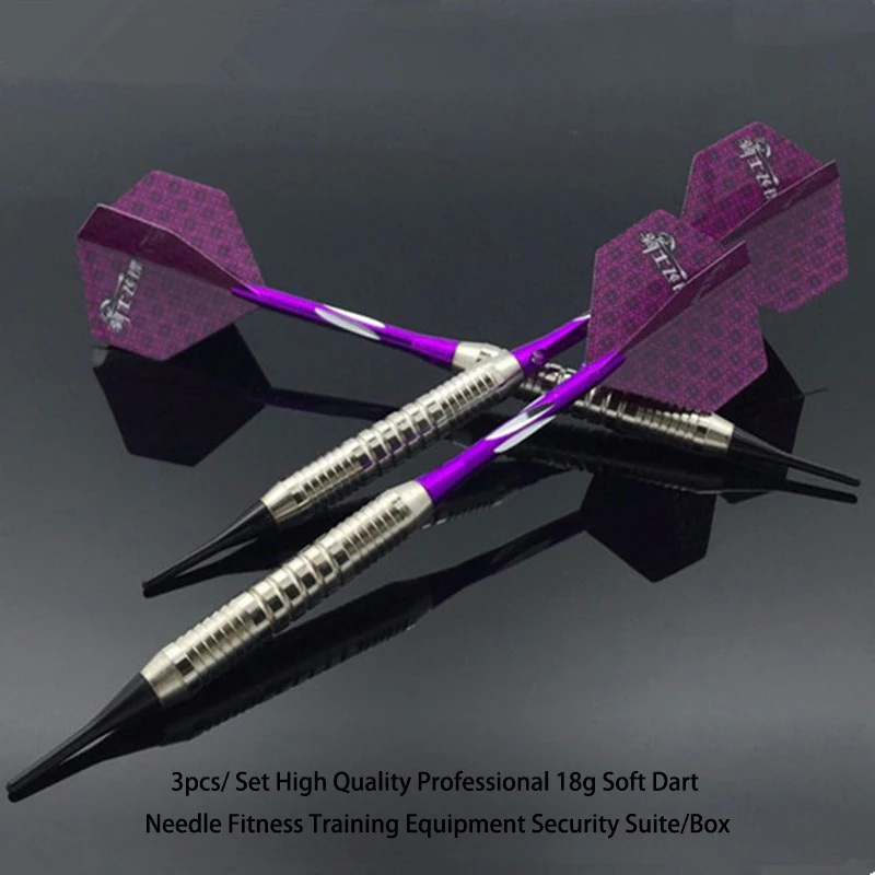 3pcs/ Set High Quality Professional 18g Soft Dart Needle Fitness