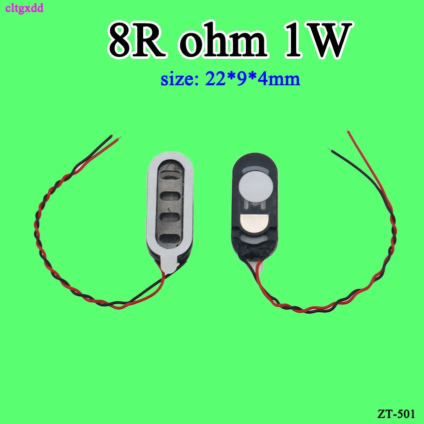Cltgxdd 2 шт. 8R ohm 1 Вт 8R1W овальные динамики Планшетные ПК Маленькие 2209 8 Европа 1W8R 22*9*4