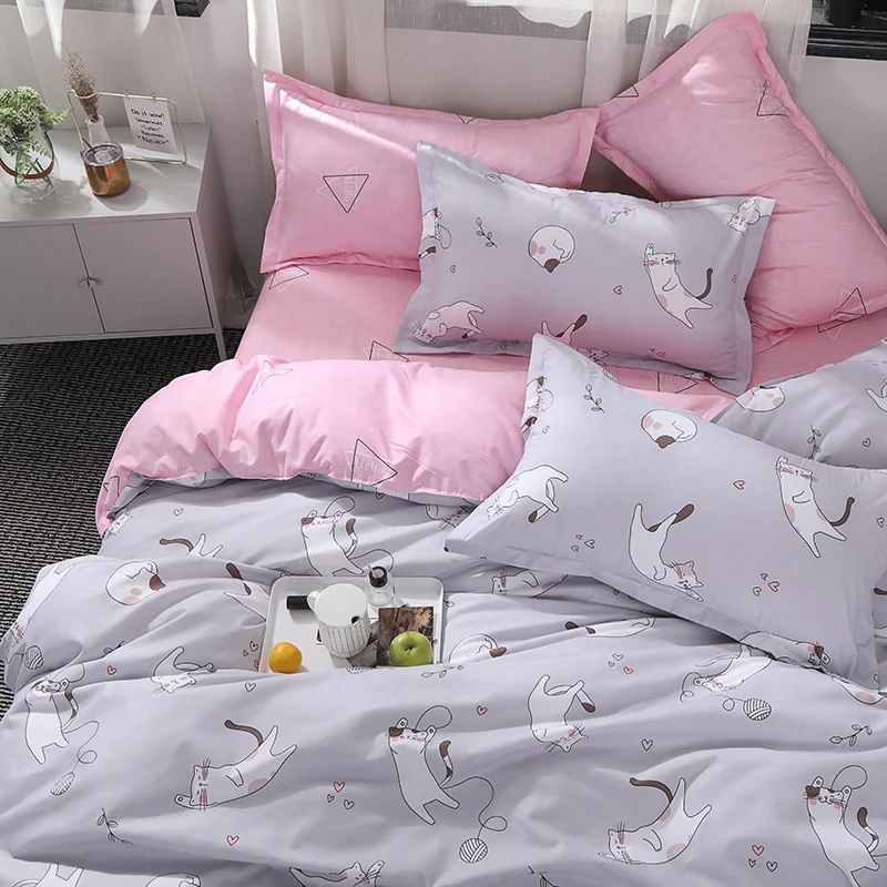 HSMLTKC спальный набор с одеялом постельных принадлежностей s Roupa De Cama простыня Juego De Cama простыни и наволочки Endredom Набор двойной кровати - Цвет: Bedding set 5