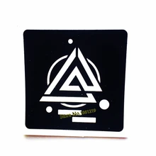 Треугольные тотемные трафареты для татуировок хной женский боди-арт Аэрограф живопись татуировки Шаблон трафарет паста девушка Макияж Советы