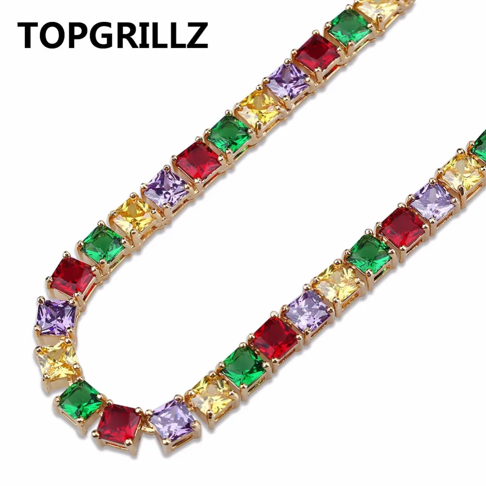 TOPGRILLZ Позолоченные/серебряные покрытые камни в стиле хип хоп микро паве AAA CZ