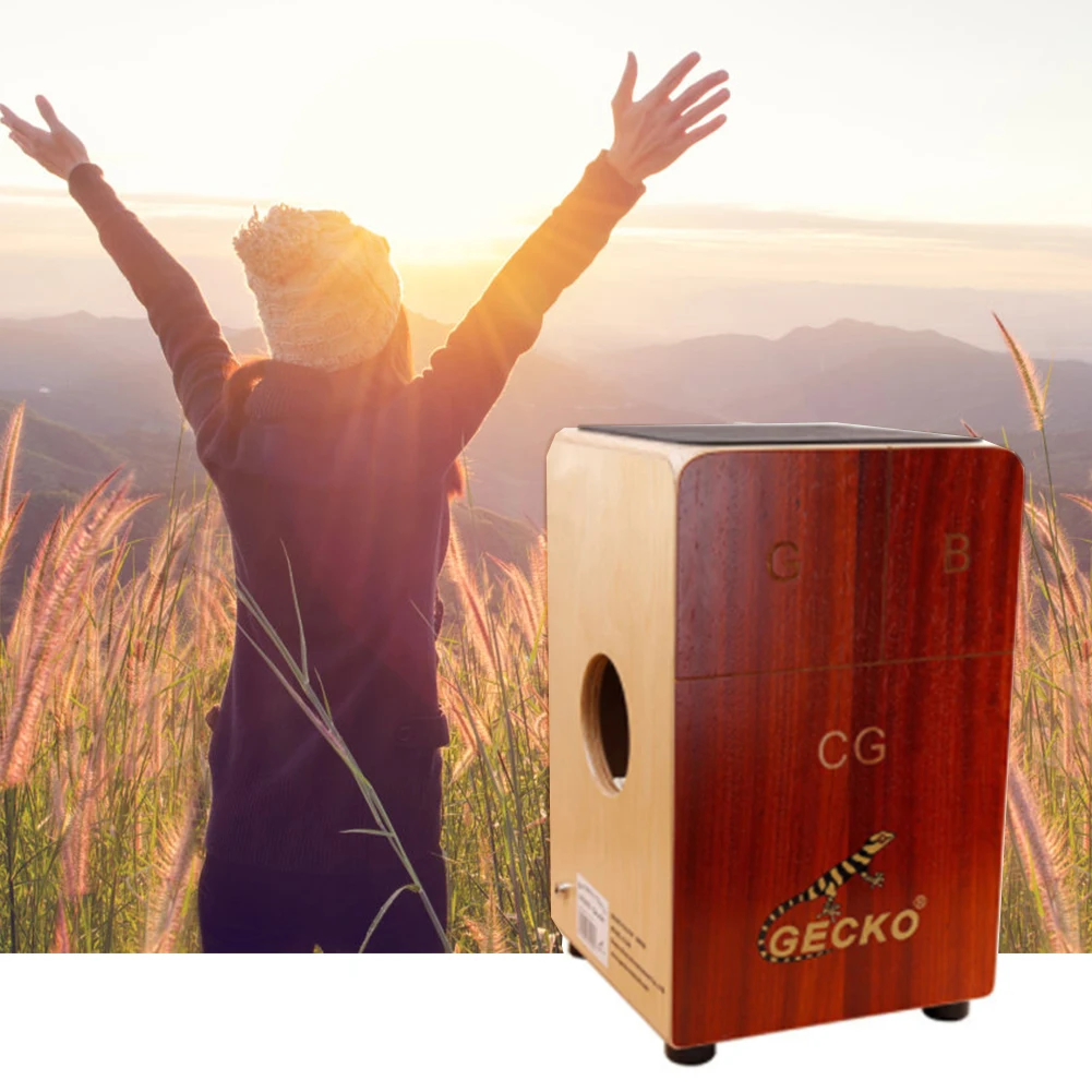 Деревянный Cajon струнные ударные Box Beat инструмент ручной Барабаны коробка Африканский барабан