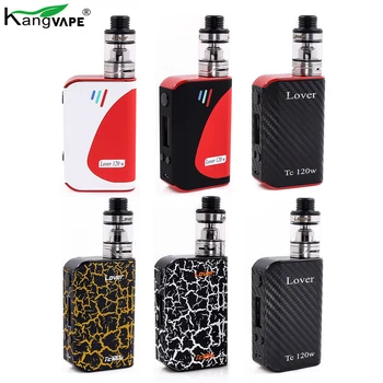 

Original Kangvape lover TC 120w kit 5000mAh battery mod With Mini Smod Atomizer 22mm Atomizer Electronic Cigarette Kits For 510