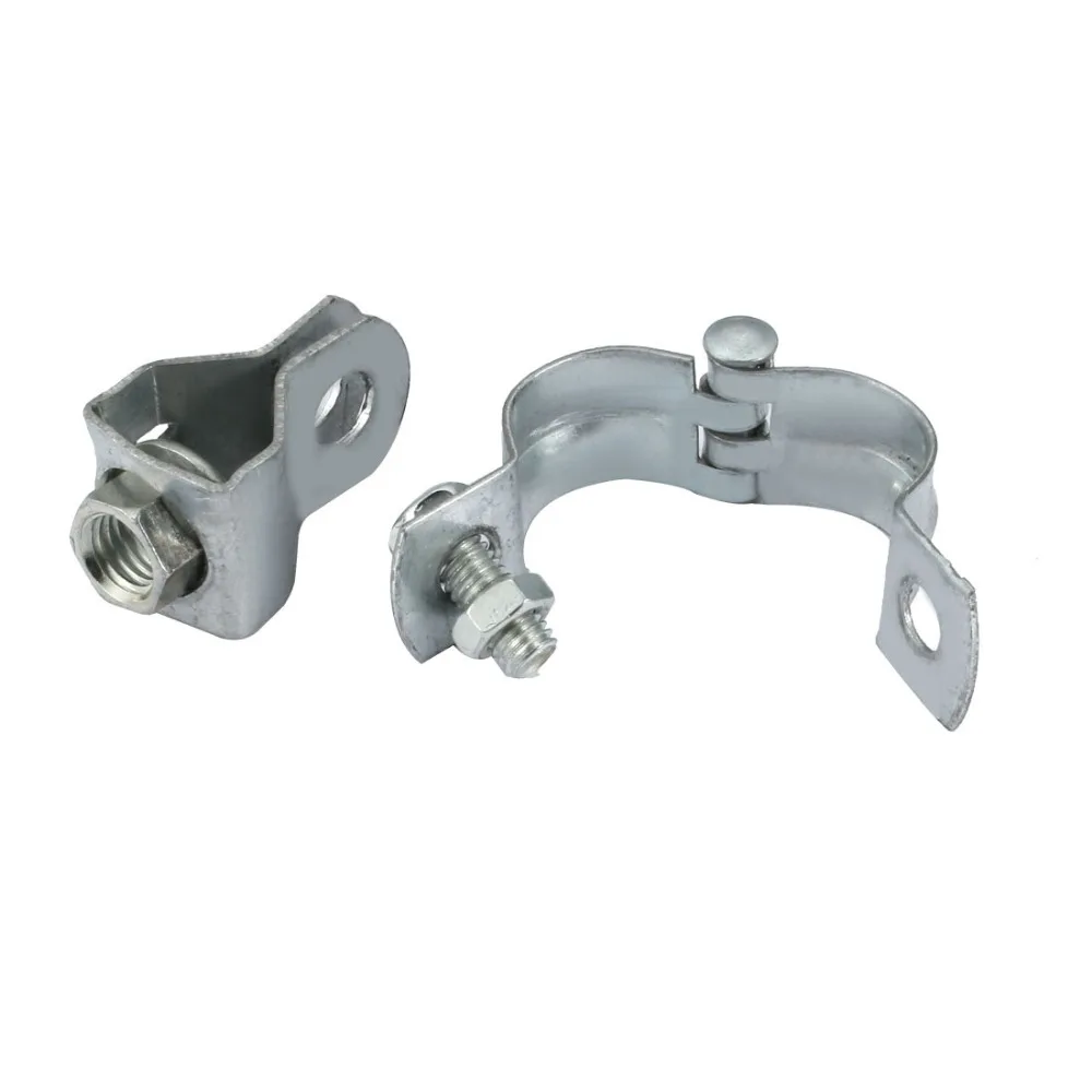 UXCELL 5pcs Iron Zinc Plated Hose Clamp For 25mm Outer Dia Tube Pipe W