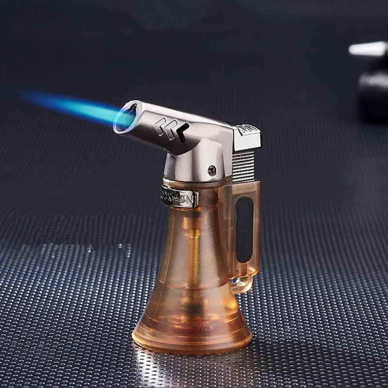 Random Color Windproof Jet Butane Torch Turbo High pressure direct Cigarette cigar pipe gas Lighter Accessories |