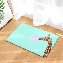 CAMMITEVER конфеты сладкий мультфильм Жираф Детские коврик для спальни Нескользящие коврики коврик для гостиной двери коврики