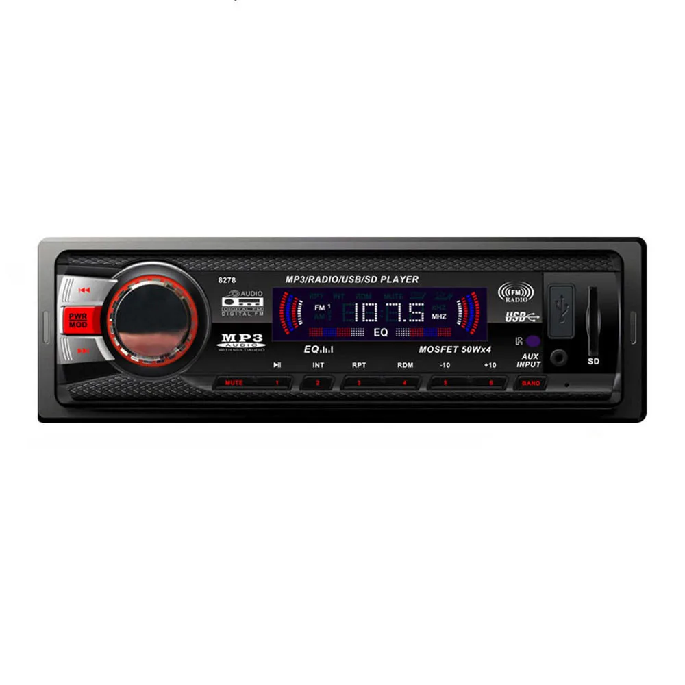 Автомагнитола в тире 1 Din автомобильный аудио Bluetooth стерео головное устройство MP3/USB/SD/AUX/FM Вход AUX Hands free Звонки G10