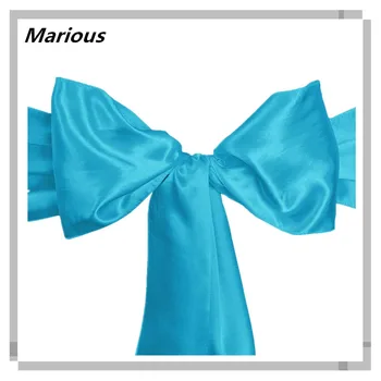 

Free Shipping 30PCS/lot Satin Chair Sashes for Weddings Decoration chair cover sashes Event & Party Supplier Satin Chair Bows