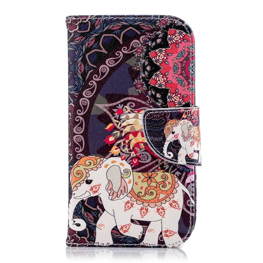 For NOKIA 1 2 3 5 elephant 3D Painted Protective Mobile Cover NOKIA 2.1 3.1 5.1 lovely Cartoon PU Leather Flip Phone Cases