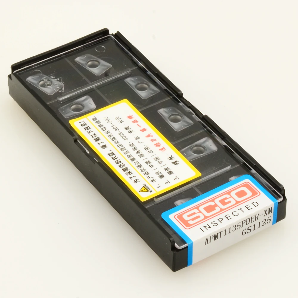 

SCGO APMT1135PDER RPMW1003 RDMT10T3 RPMT1204 RDMT1204 GS1125 milling carbide inserts for indexable end milling cutter