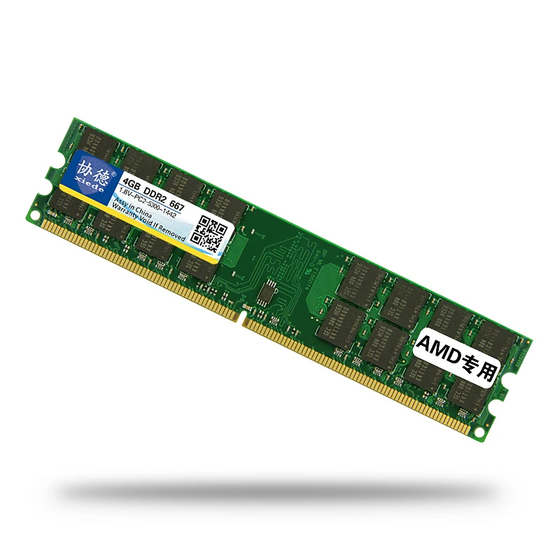 Xiede настольный компьютер оперативная память модуль DDR2 667 МГц Pc2-5300 240Pin Dimm