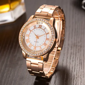 

2019 New Fashion Kanima Quartz Watch Clock Women Luxury Brand Stainless steel Crystal Casual Wristwatches Ladies Dress Watch