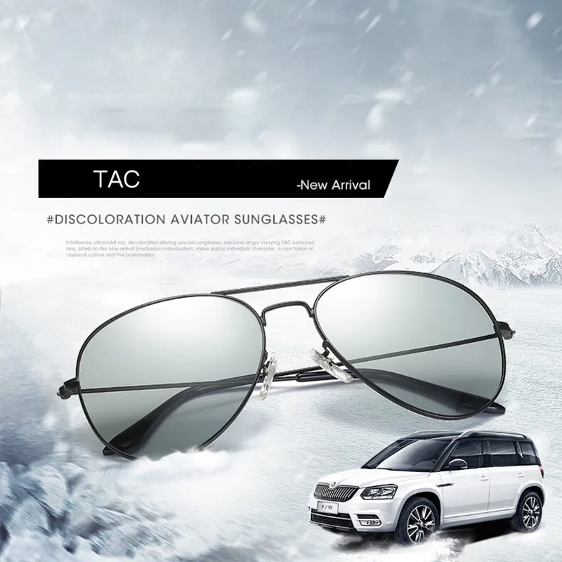 

BAOLANG Brand Classic Pilot Polarized Sunglasses Men's Designer Goggle Night Vision Glasses UV400 TAC Eyewear For Men D3026