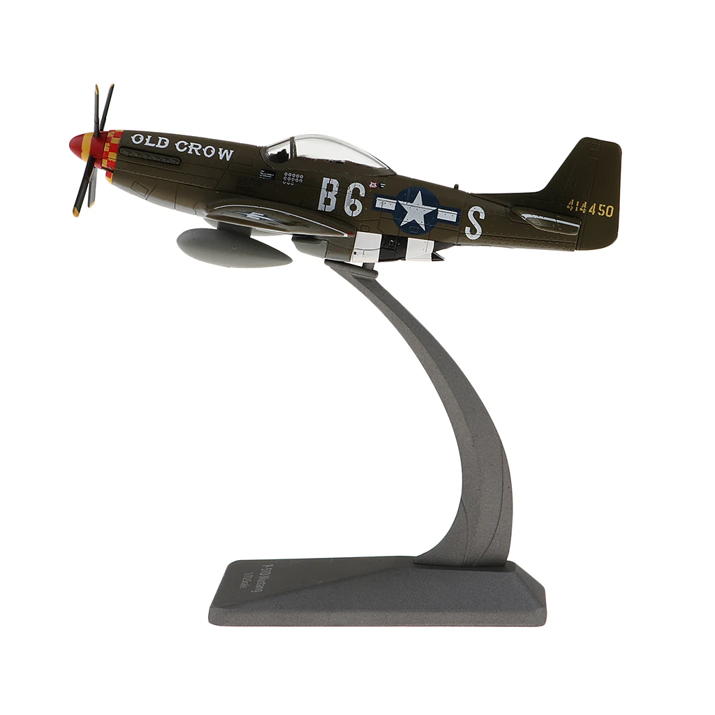 

1/72 Alloy P-51D Military Airplane Aircrafts Plane Model Ornaments with Display Stand