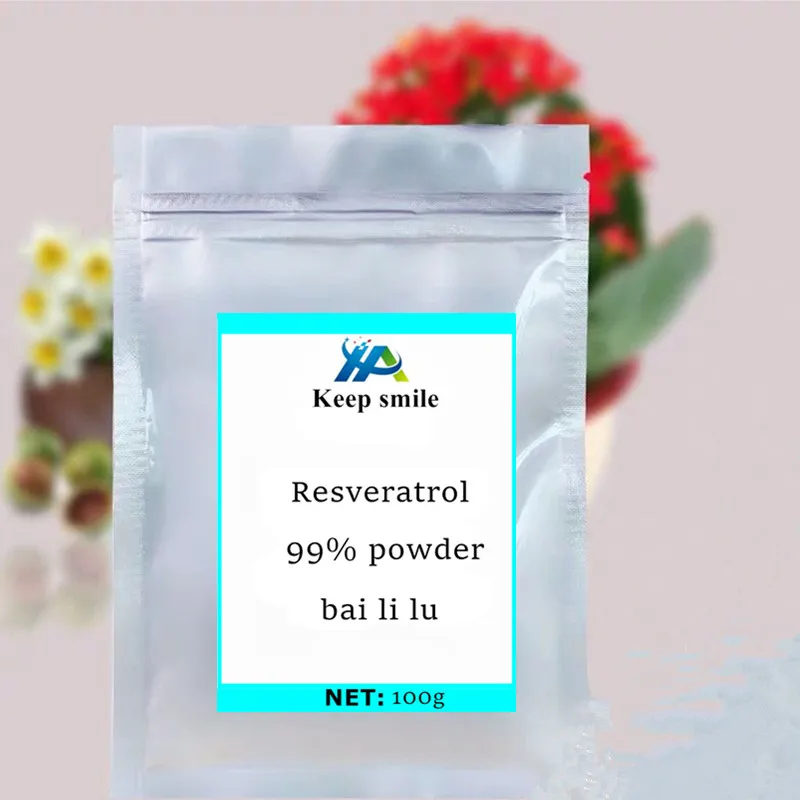 Wholesale Purity Polygonum Cuspidatum Extract Trans Resveratrol 99% Bulk Powder bai li lu Anti-cancer Nourish protect liver