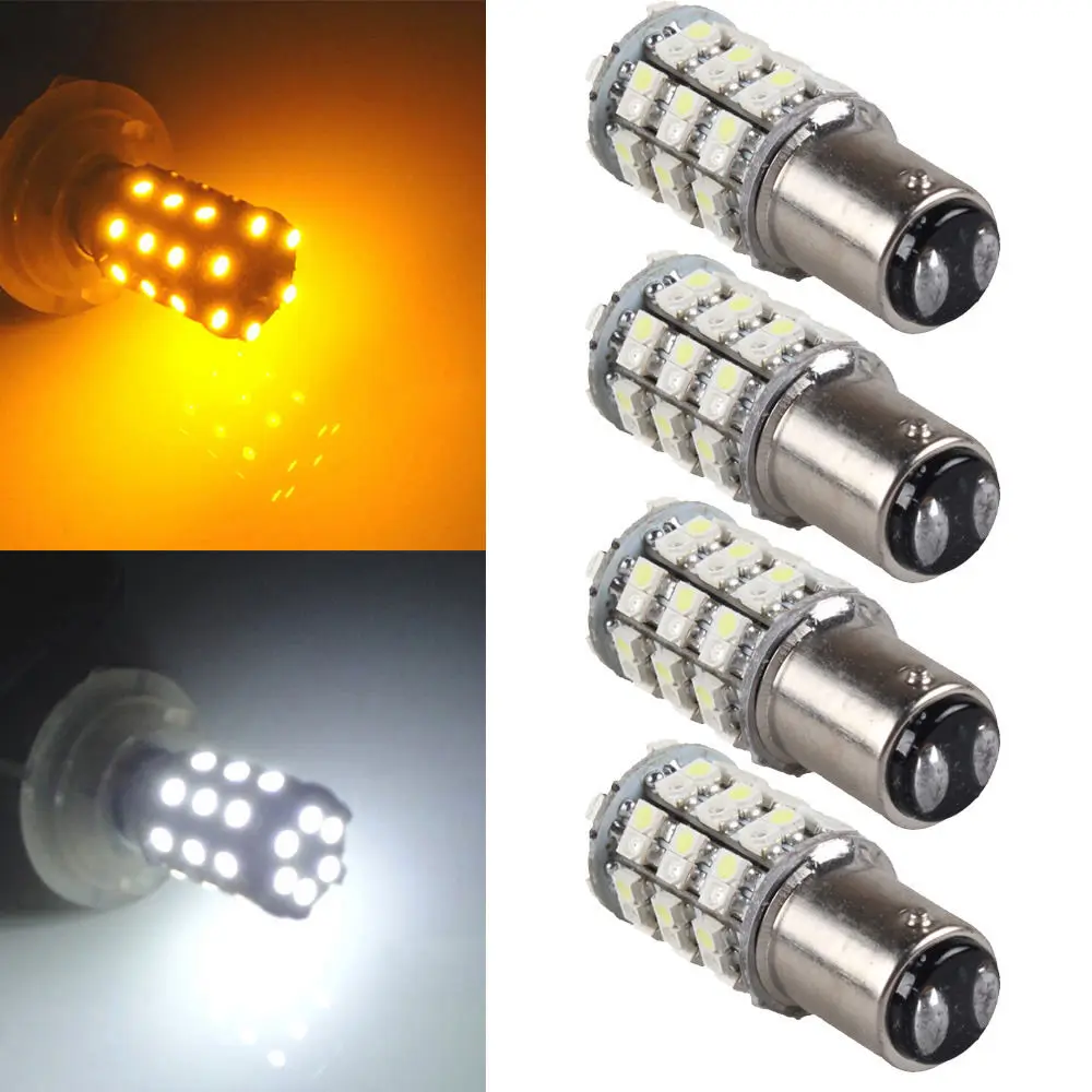 4 шт. Автомобильные Светодиодные поворотники 1157 60 SMD XY01 | Автомобили и мотоциклы