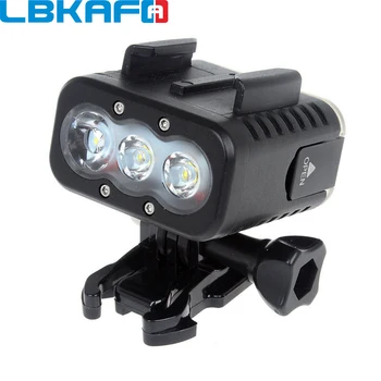 

LBKAFA 50M Waterproof Underwater LED Video Light Super Bright Diving Fill Lamp for Gopro Hero 8 7 6 5 SJCAM SJ4000 SJ5000 SJ6