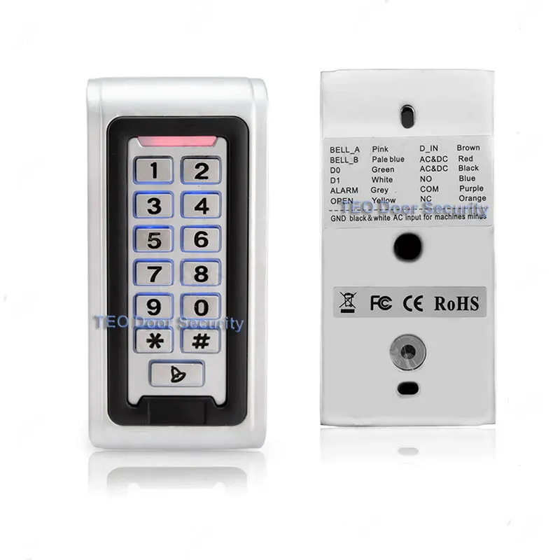  IP68 Waterproof Outdoor LED Keypad Metal Standalone Access Control Wiegand 26 Fast Operating Speed  - 1753433925