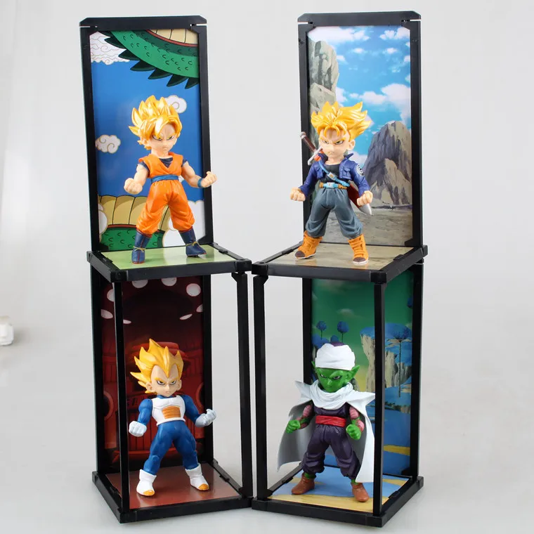 4pcs set Dragon Ball Z Dragonball Z Tamashii Buddies Super Saiyan 