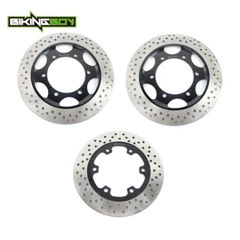 

BIKINGBOY for Triumph Trident 750 Trident 900 91-98 Trophy 900 1200 Daytona Sprint 900 Front Rear Brake Discs Rotors Disks Motor