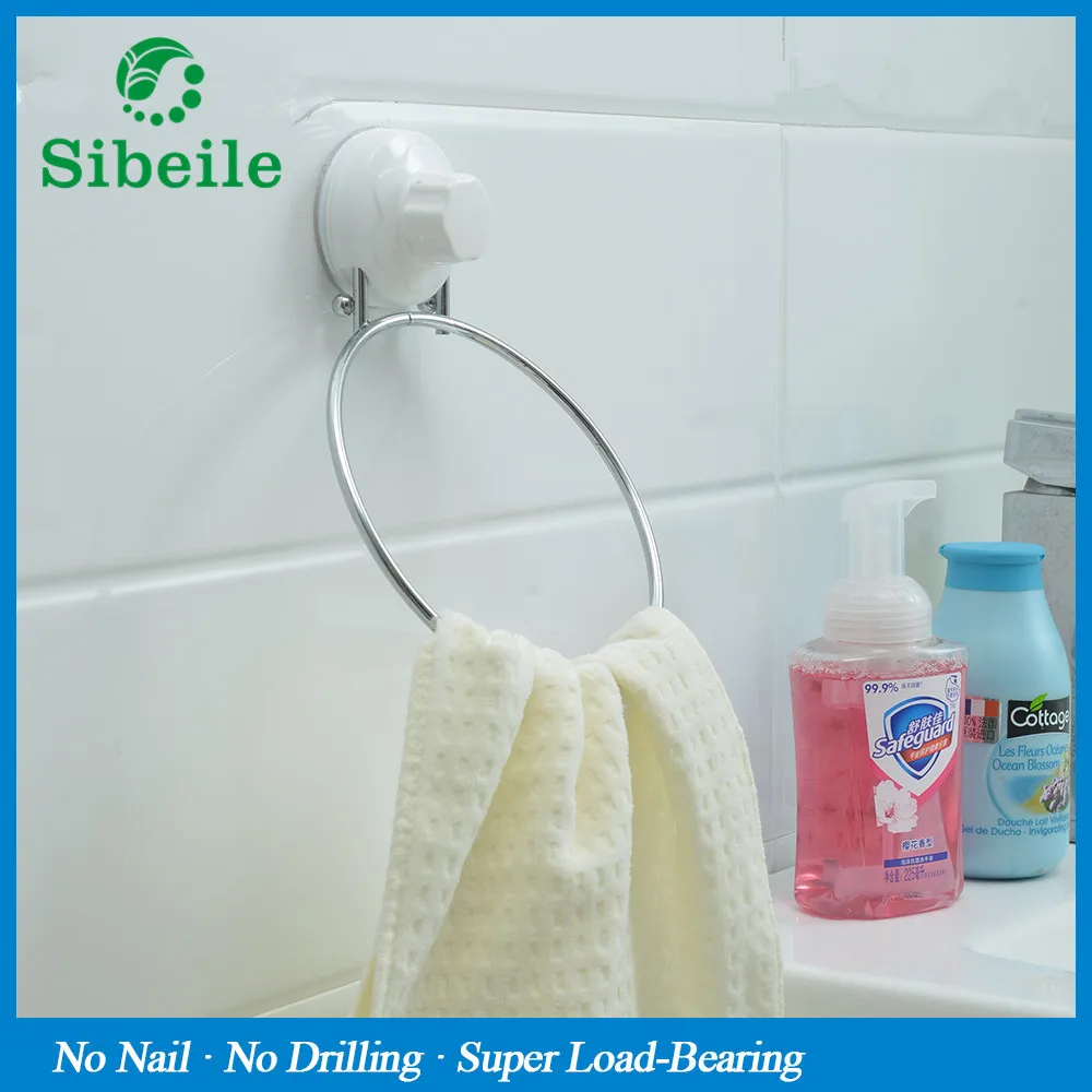 SBLE Bathroom towel holder, Stainless steel Wall Mounted Round Towel