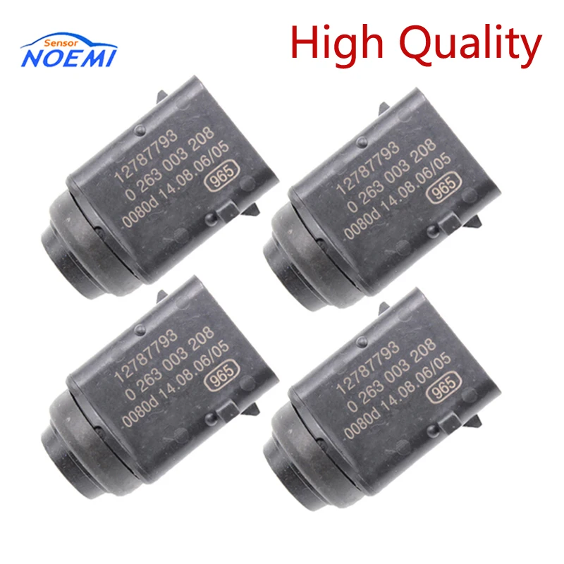 

YAOPEI 4pcs Black PDC PARKING SENSOR 12787793 FOR OPEL, FOR SAAB 9-3 VECTRA C VAUXHALL ASTRA For ZAFIRA AUTO SENSOR 0263003208