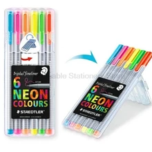 STAEDTLER 334 SB6CS3 шариковые ручки и механические карандаши и художественные маркеры ручки и Маркеры 6 шт. в наборе офисные аксессуары для школы