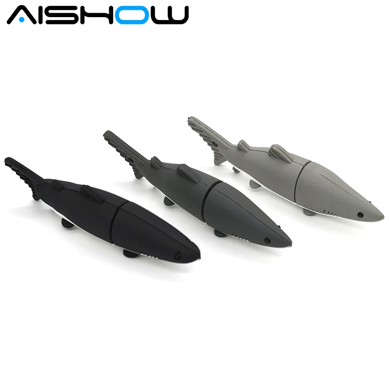 

Cute Mini Shark USB Flash Drive Disk Silicone Artcraft 1GB 2GB 4GB 8GB 16GB 32GB 64GB usb flash drive