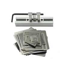 Прямого нагрева BGA Шаблон для микросхем с джиг-47 шт.; комплект из двух предметов игровых консолей BGA Reball комплект xbox 360CPU PS3-CPU WII GPU CXD2949CGB