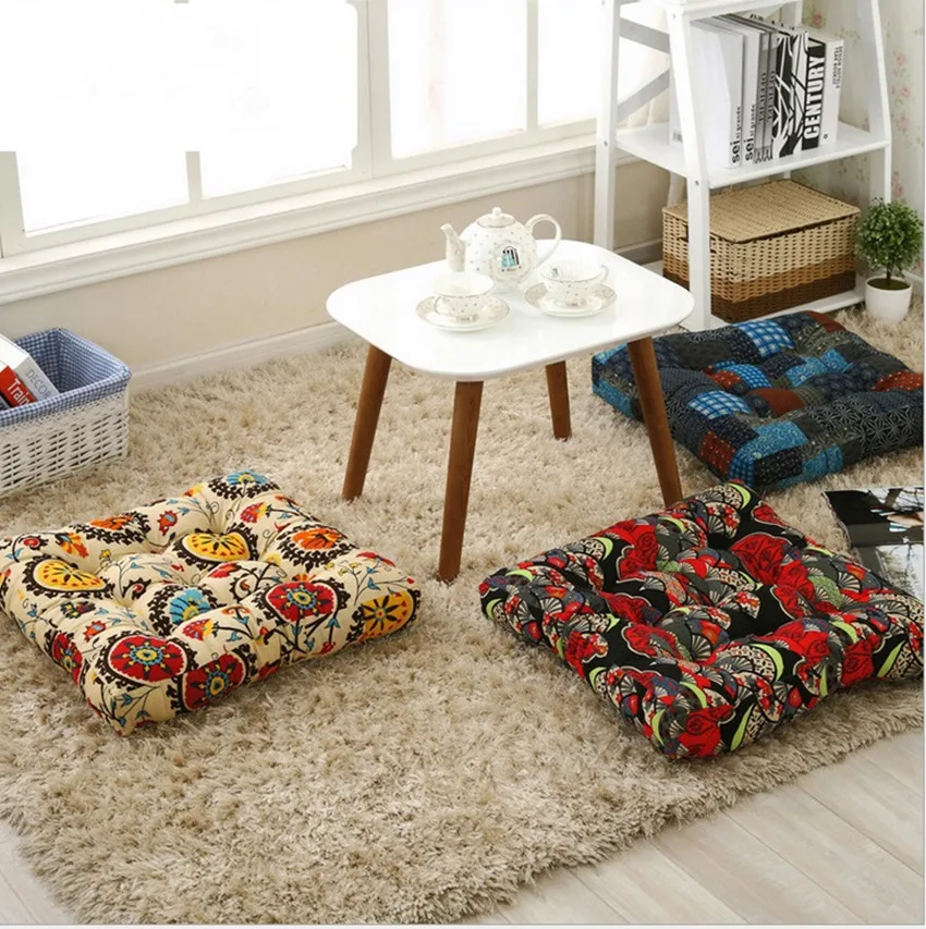 Buy Bohemia Style Cotton Thick Floor Cushion Tatami